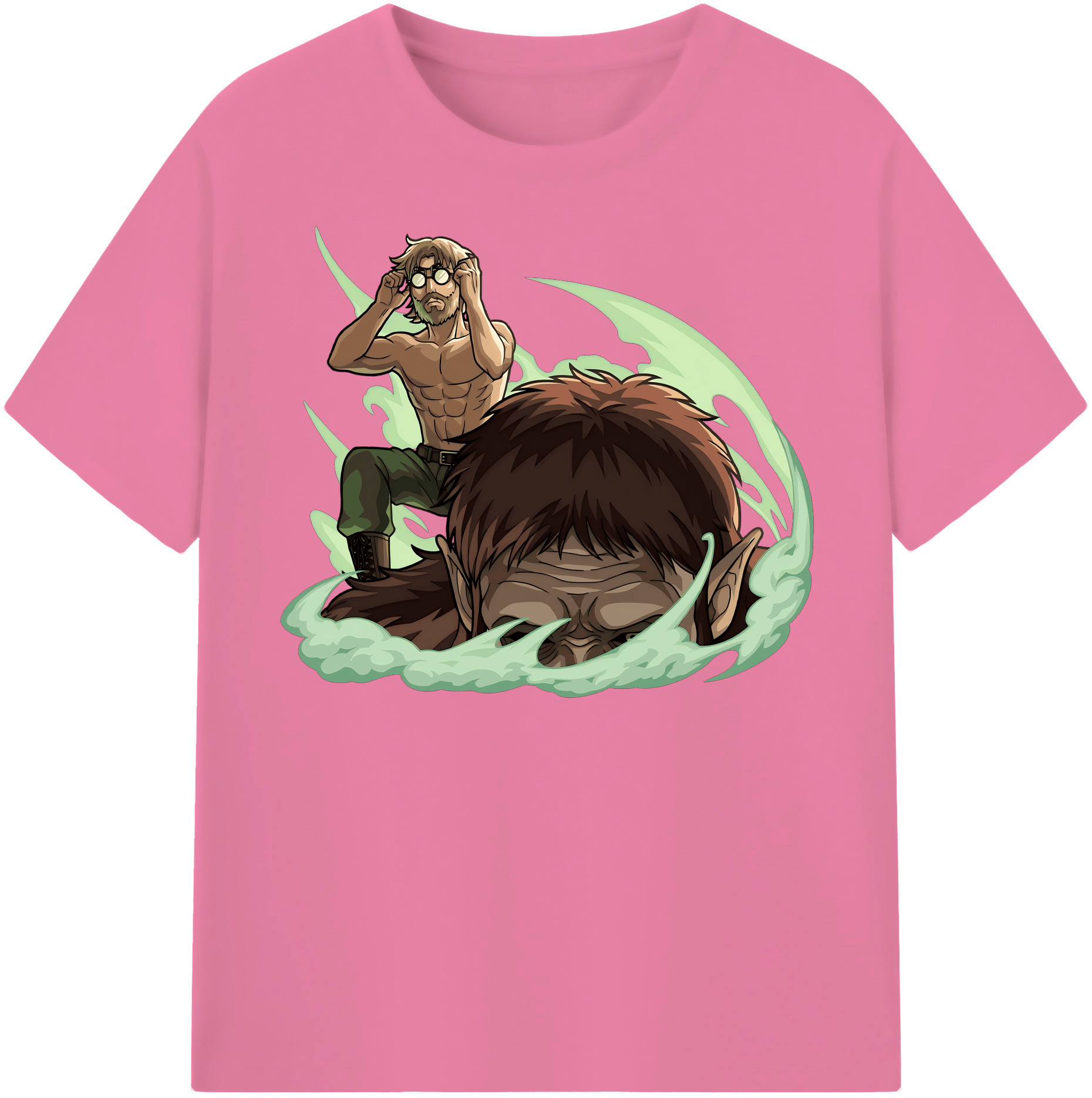 （画像用） 進撃の巨人 Attack on Titan 綿100％半袖Tシャツ（フロントプリント）